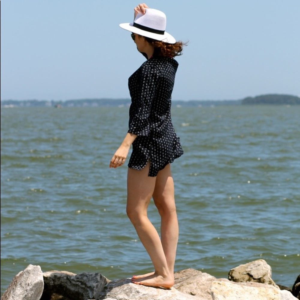 J. Crew Anchor Print Tunic